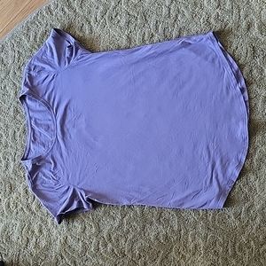 Purple Lululemon t-shirt